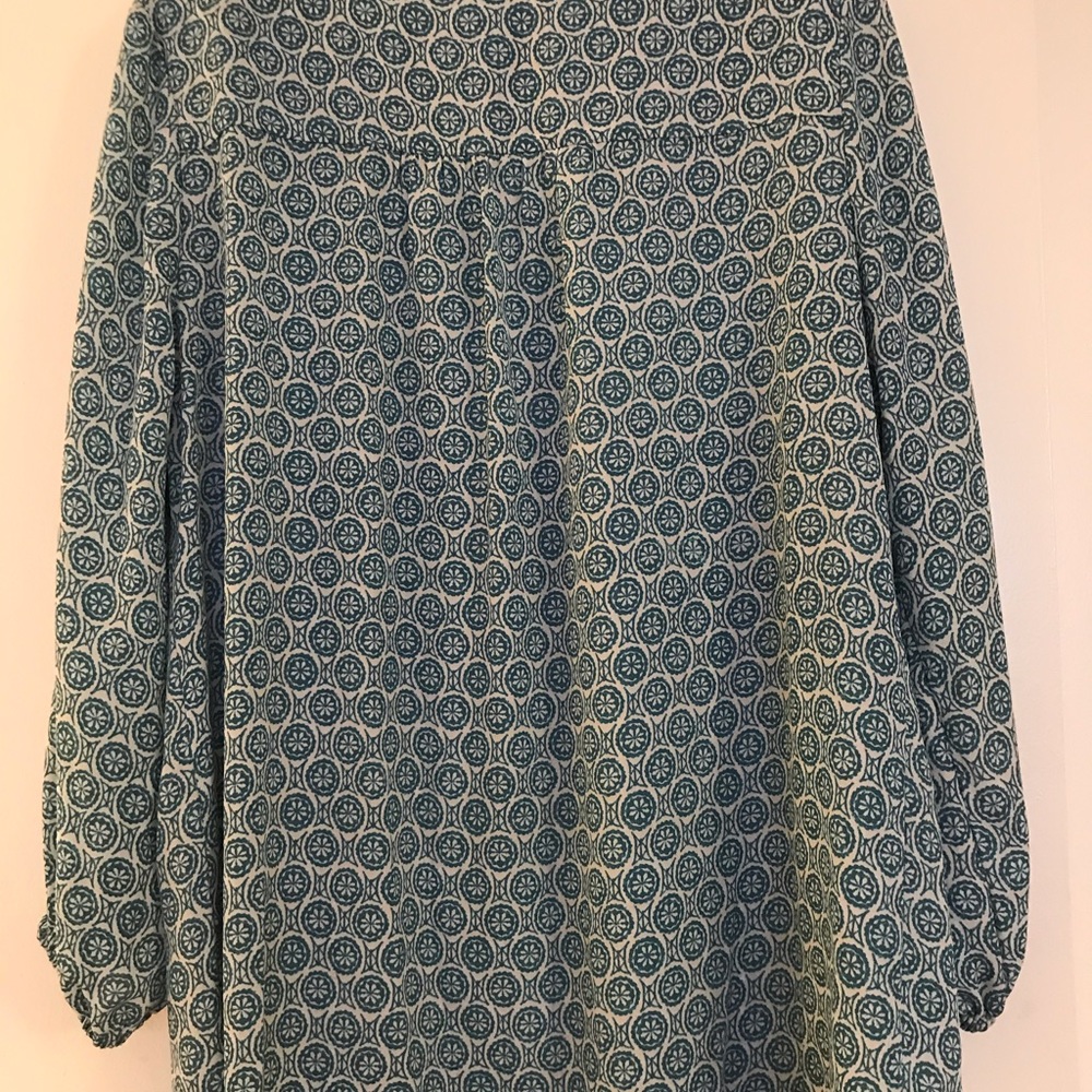 Beautiful Blue pattern blouse